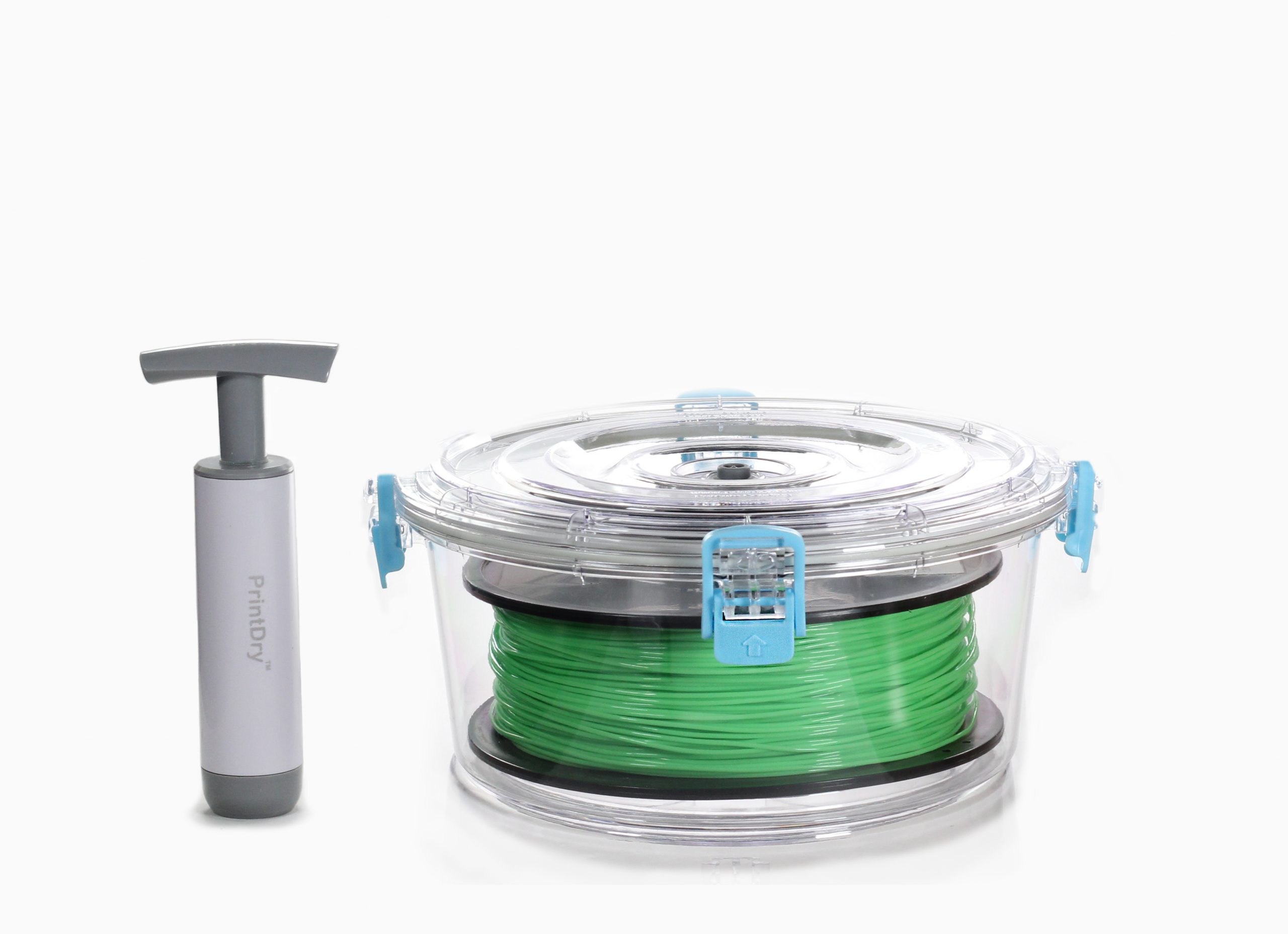 Vacuum sealed filament container